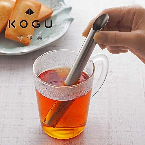 KOGU 41293 Shimomura Tea Strainer, Tea Strainer, Made in Japan, Dishwasher Safe, Replaces a Stirrrer, Easy to Clean, Stick Shape, Slim, Stylish, Tea & Tea, Stainless Steel, Tsubamesanjo - Image 2