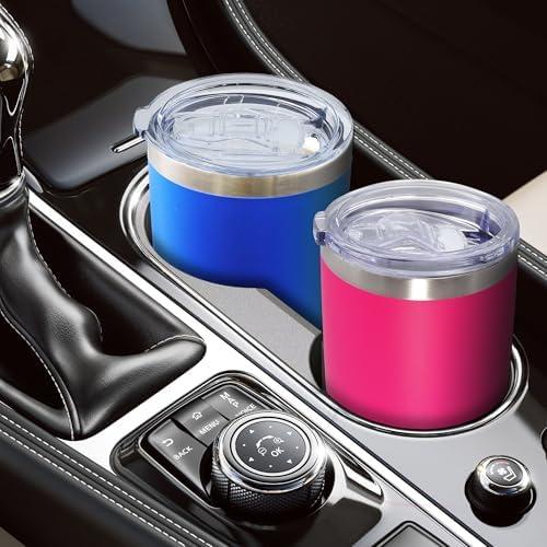 20oz Tumbler with Lid Stainless Steel Tumblers Insulated Mug Hot Pink 12P - Image 7