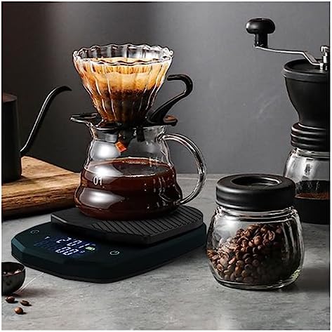 Electronic Scale Built-in Auto Timer Pour Over Espresso Smart Coffee Scale Kitchen Scales 3kg(Type-C Charging) - Image 2