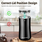 HAUSHOF Coffee Grinder Electric, One Touch Coffee Bean and Spice Grinder - Image 4