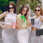 20oz Tumbler Stainless Steel Tumbler Coffee Tumbler with Lid Green, 8P - Image 2