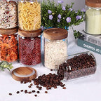 SAIOOL glass jars with wood lid，Simple and modern, make your kitchen more tidy and beautiful. - Image 7