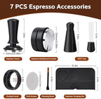 ENLOY 7 PCS Espresso Accessories, WDT Tool Espresso Machine Tamper Tools - Image 2