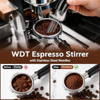 ENLOY 7 PCS Espresso Accessories, WDT Tool Espresso Machine Tamper Tools - Image 4