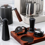 7 PCS Espresso Accessories Kit, 51mm Coffee Tamper with Tamping Station, WDTs Tool, Dosing Funnel, Distributor, Dosing Funnel, Brush and Puck Screen, Versatile for Home - Image 3