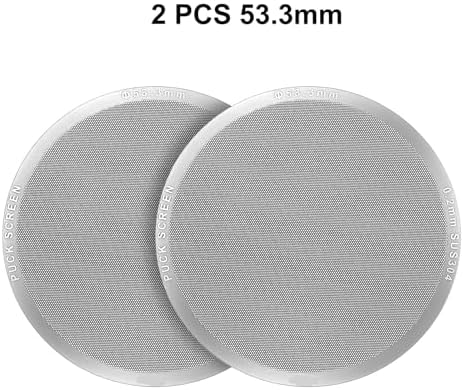 Compatible for IKAPE V3, Reusable Thin & Lightweight Coffee Filter Made of 316 Stainless Steel for Home Espresso Brewing(2PCS 53.3MM) - Image 2