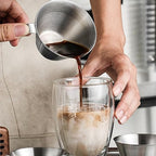 8 Pack Espresso Shot Cups with Handle Espresso Measuring Cup Dishwasher Safe Stainless Steel Pouring Cup for Tomato Sauce|Steak Sauce|Dessert|Beverage (Matte Glossy) - Image 4