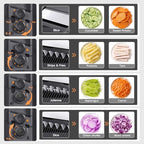 ONCE FOR ALL Safe Mandoline Slicer Pro, Veggie Slicer with Container, Black - Image 2