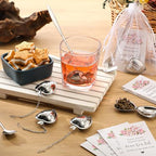 Qinyoung 50 Sets Bridal Shower Tea Party Favors for Guests, Silver - Image 6