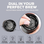 Manual Coffee Grinder – Precision Stainless Steel Conical Burr Hand Grinder for Espresso, Pour Over, French Press & Aeropress – All-in-One Travel Kit with Carry Case, Brush & Air Blower - Image 6