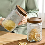 Glass Storage Containers With Lids, Glass Jars With Lids, 24oz, Set Of 3 - Image 6