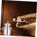Zerodeko Stainless Steel Manual Coffee Burr for Home Use Conical Grinding Mechanism for Fresh Coffee Beans Compact Kitchen Tool for Travel and Outdoor Activities - Image 3