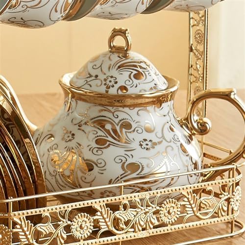 Water Pitcher Teapot Set Living Room Household European Ceramic Cup Heat-Resistant Cold Kettle Cold Kettle Water Cup Water Jug - Image 3