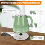 1.8L Electric Kettle, Tea Kettle with Fast Boil 1350W,Sage Green - Image 5