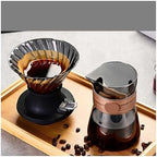 Pour Over DripperMaker Glass Coffee Filters V02 Set,Immersion Coffee Dripper Switch(A2) - Image 2