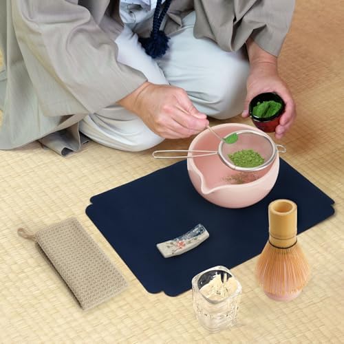 Joiish Matcha Whisk Set, 10-Pcs Matcha Kit with Measuring Spoon/Cup, Pink - Image 6