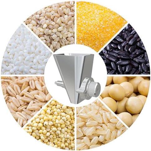 Grain Mill Attachment for KitchenAid Stand Mixer, All Metal Grain Mill Flour Mill for Kitchen Aid Accessories, Suitable for Grinding Non-Oily Dry Grain Corn, Coffee Bean, Millet, Wheat and Cereals - Image 6