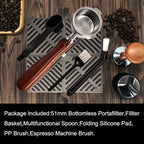 NEOUZA 51mm Bottomless Portafilter Set 3 Ears for DeLonghi Dedica - Image 5