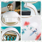 KAMMAK Tea Set for Adults, Bone China, Teapot and Cups Set - Image 5