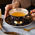 bone china tea cups coffee cups set of 2 fine coffee cups tea cup set with exquisite packaging - Image 5