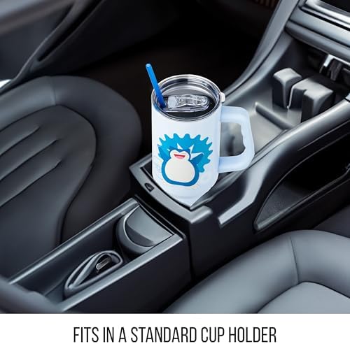 Silver Buffalo Pokémon Snorlax, Stainless Steel Tumbler, 40oz - Image 6