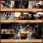 51mm Espresso Accessories Kit with Wood Tamping Station 7-Piece - Image 5