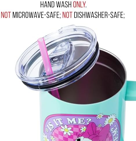 Silver Buffalo Disney Daisy Duck, Stainless Steel Tumbler, 40oz - Image 4