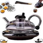 Luxury Glass Teapot Set,Heat-resistant teapot by Unknown