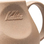 Kalita HASAMI & Kalita #35199 Coffee Pot, 23.7 fl oz (700 ml), Hasami Ware Sandstone, Brown - Image 6