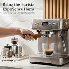 54mm Bottomless Portafilter, 3 Ears with Filter Basket, Black Walnut Handle Fit for Breville Barista Express/Pro/Touch/Bambino Plus/Infuser (BES 870/875/878/880/820/840/450) Espresso Machines - Image 3