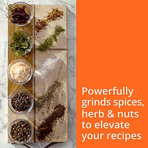 Krups Coffee Grinder, Fast-Touch, 3oz, 85g bean hopper - Easy to Use, One Touch Operation - 200 Watts - Espresso Grinder, Spice Grinder, 2 to 12 cup Coffee Bean Grinder, Silver - Image 4