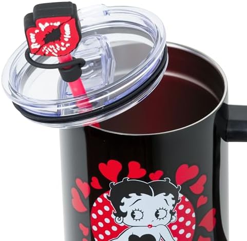 Silver Buffalo Betty Boop Core Cute Pose, Stainless Steel Tumbler, 40oz - Image 5