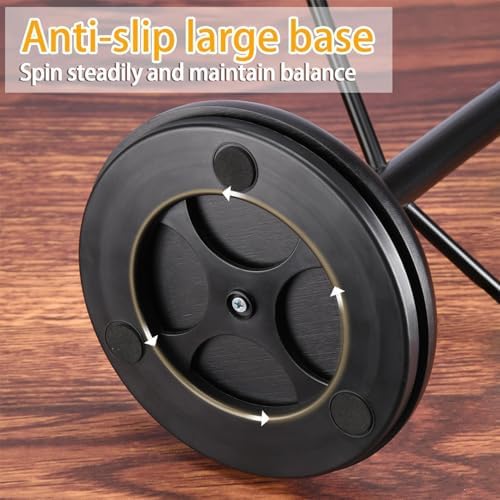 360° Rotating Mug Holder - 8 Hooks Wooden Tree | Countertop Storage - Image 7