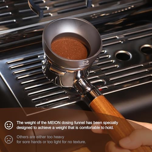 54mm Dosing Funnel and Espresso Distribution Tool Set, Magnetic Coffee Funnel, Espresso Tools Espresso Accessories (Silver) - Image 4
