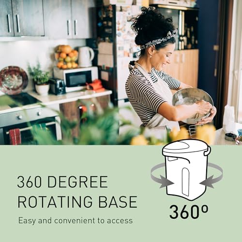 Panasonic Electric Thermo Pot Hot Water Boiler Dispenser NC-EG4000, Slow-Drip Mode for Coffee, Ideal for Tea, Hot Cocoa, Soups and Baby Food, Four Temperature Settings, 4.2 Quarts (4.0L), 700W, White - Image 7
