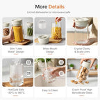 2-Pack 27oz Glass Storage Jars with Airtight Twist-Seal Lids - Image 6