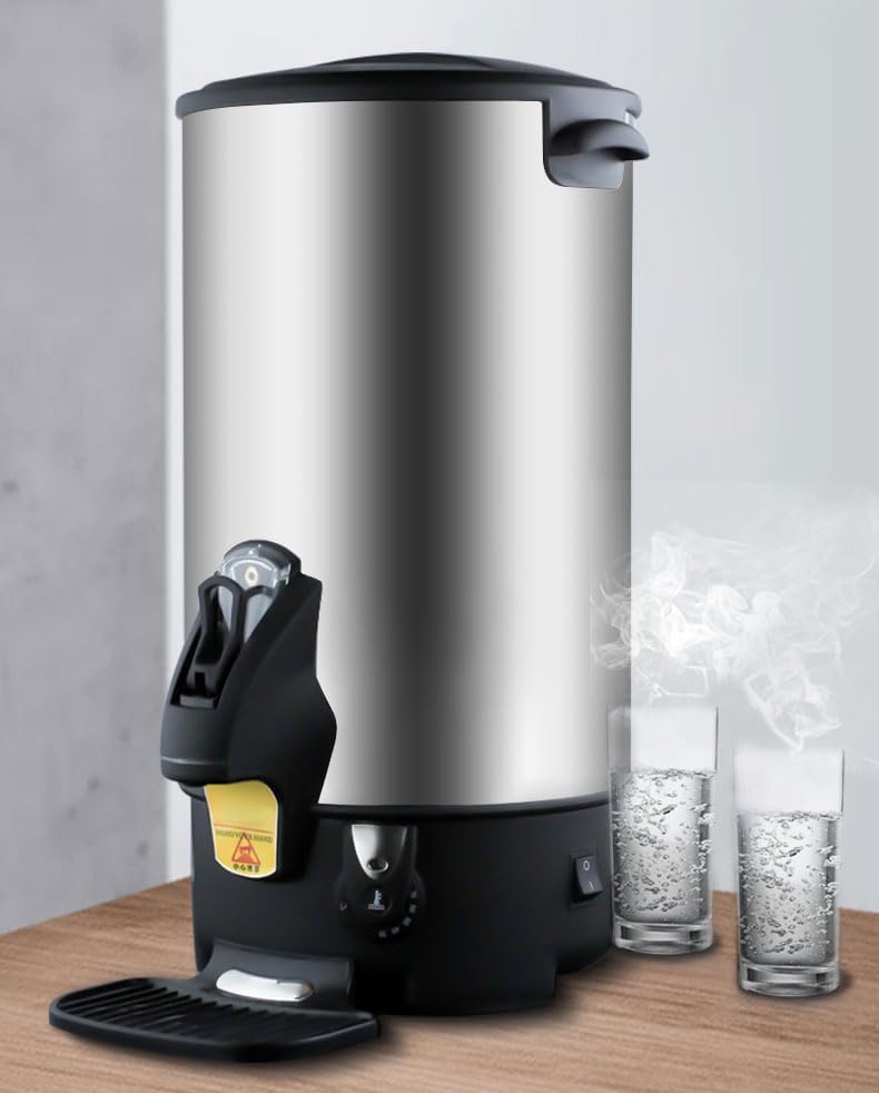 6L/6.3QT Hot Water Dispenser Commercial Electric Hot Water Bucket 1500W Fast Boiling with Temperature Control Electric Kettle for Office Restaurant Tea Shop & Event Venues 110V - Image 2