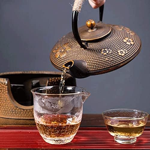 Cast Iron Tetsubin Teapot Vintage Cast Iron Tea Kettle, Japanese Handmade Small Tea Maker with Infuser Basket, for Party Office Home,Tea Accessories Tea Pot-1.8L/28(1.8L) - Image 2