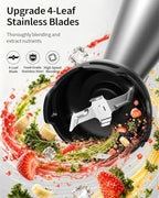SHARDOR Immersion Blender Handheld, 1100W Hand Blender with Variable Speed, 5-in-1 Stick Blender Stainless Steel Shaft with Chopper, Whisk, Frother & Beaker for Soup, Sauces, Smoothies, Baby Food - Image 5