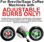 Upper & Lower Precision Fit Conical Burrs for Sage/Breville Barista Coffee Grinders – Compatible with Adjustable Burr Models Only (6 Point Burr) - Image 2