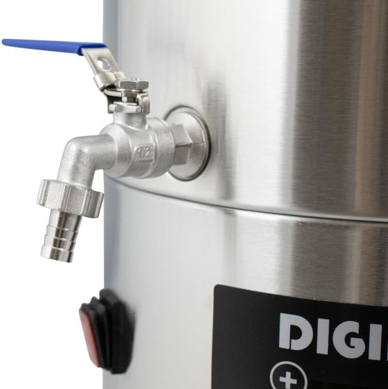 Kegland DigiBoil Electric Kettle - 35 Liters / 9.25 Gallons (110V) | 1500W Power | Digital Temperature Control | Stainless Steel | Beer Brewing Machine - Image 3