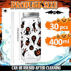 Skylety 30 Pcs Halloween Cups with Lids Straws 13.5 oz Bloody,Pumpkin - Image 2
