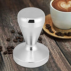 Coffee Tamper Kit, 51mm Stainless Steel Coffee Tamper Flat Base Espresso Beans Press Tool and Anti-Slip Silicone Coffee Pad Mat Holder Set - Image 5
