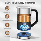 Secura Milk Frother, Electric Steamer Stainless Steel, 16.9oz/500ml Automatic Hot and Cold Foam Maker and Warmer for Latte, Cappuccinos, Macchiato, 120V, (Pack of 6) - Image 5