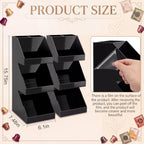 2 Pcs Acrylic Coffee Bar Organizer, Classic, 15.75 x 7.48 x 6.1 Inches - Image 2