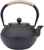 Iron Cast Teapot Tea Maker Tea Set with Stainless Steel Infuser Cast Iron Teapot Tea Kettle Tea Infuser Pot Household Indoor by Unknown