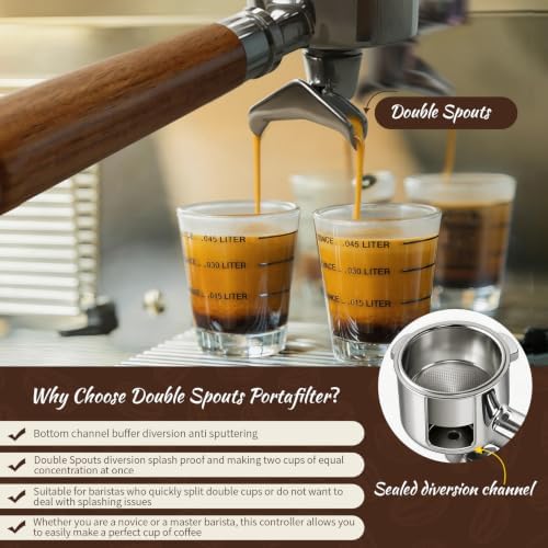 51mm Portafilter Compatible with CASABREWS CM5418 and 3700 Series(Rosewood) - Image 4