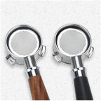 54mm Coffee Filter, Stainless Steel Bottomless Portafilter Espresso Maker Tool, Compatible For Breville Sage, 870/875/878/880 Coffee Machine(54mm-C3) - Image 3