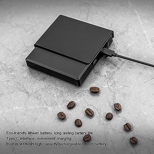 Coffee Scale, Digital Food Scale with 3 Modes Timer Touch Control Mini Smart Kitchen Scale Pour Over Coffee Scale for Drip Coffee, Baking, Cooking for Outdoor Activities (Black) - Image 2