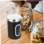 Sewroro 3pcs Stainless Steel Airtight Canisters with Window for Beans Spice - Image 5
